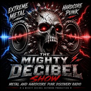 The Mighty Decibel Show logo